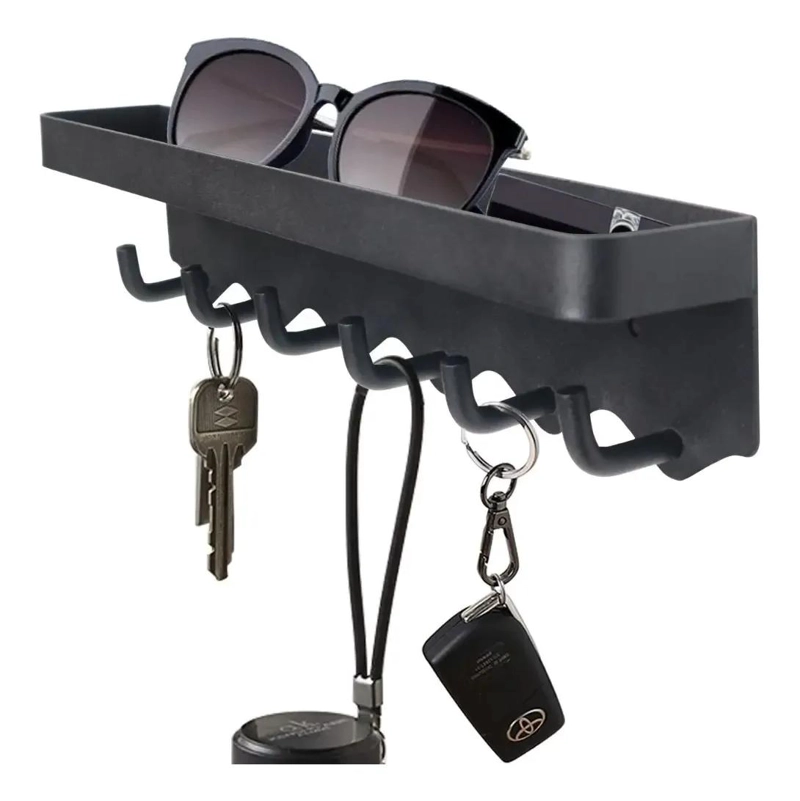 COLGADOR PARA LLAVES CON COMPARTIMIENTO ORGANIZADOR Y ALMACENAMIENTO - 1