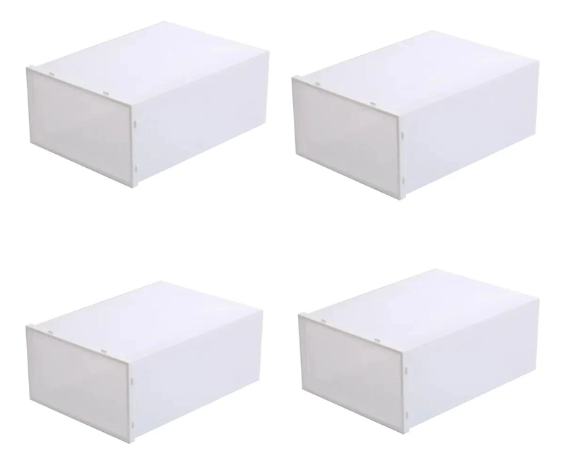 SET DE 4 CAJAS ORGANIZADORAS PARA ALMACENAMIENTO Y ORDEN - 1