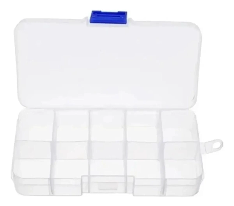 SET DE 10 CAJAS ORGANIZADORAS PEQUEÑAS CON 10 COMPARTIMENTOS CADA UNA - 2