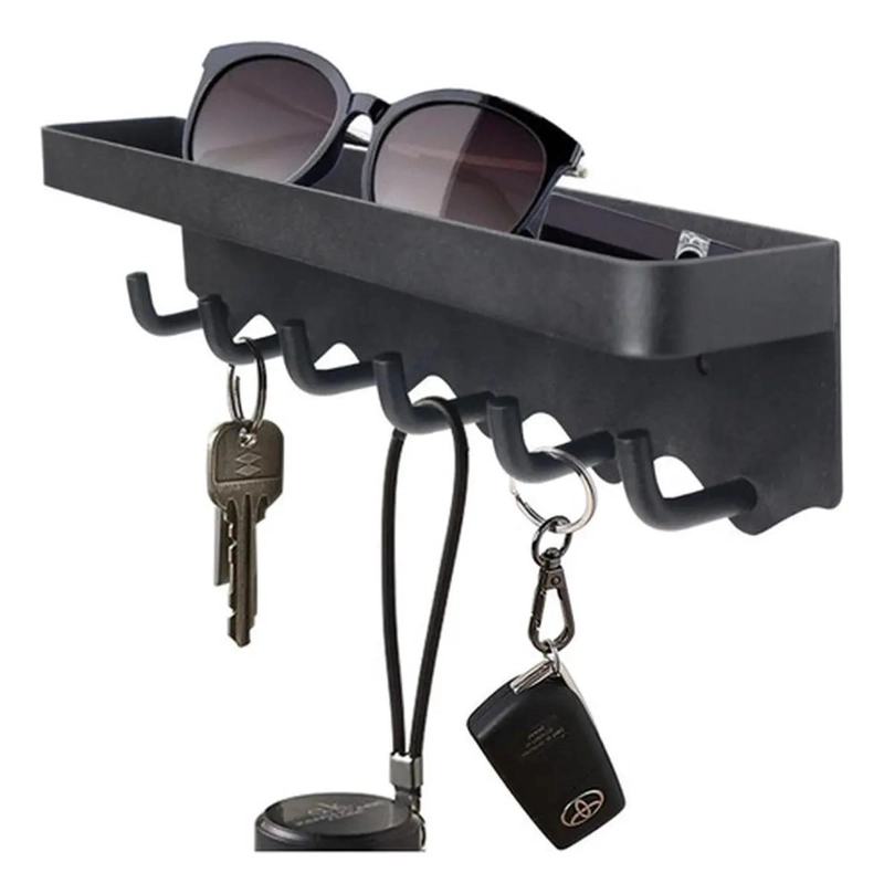 COLGADOR DE LLAVES CON COMPARTIMIENTO ORGANIZADOR PARA PARED - 1
