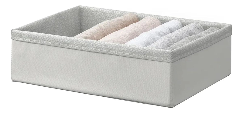 ORGANIZADOR PARA CAJONES DE POLIE STER RECICLADO GRIS 34X26X10 CM - 3