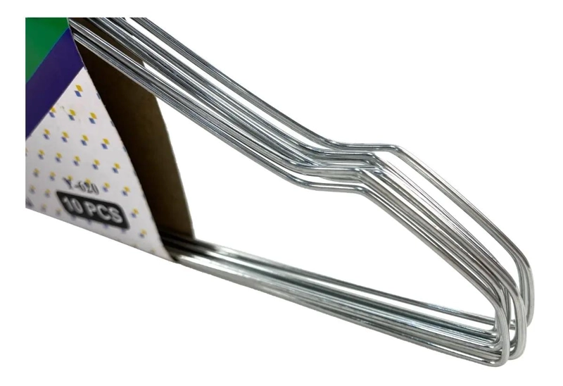 SET DE 50 GANCHOS METALICOS ANTIDESLIZANTES PARA ROPA - 4