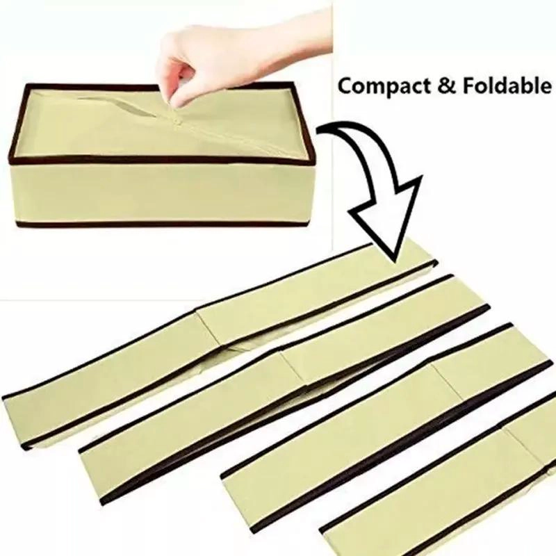 ORGANIZADOR PLEGABLE PARA CAJONES DE ROPA INTERIOR CON COMPARTIMENTOS - 4