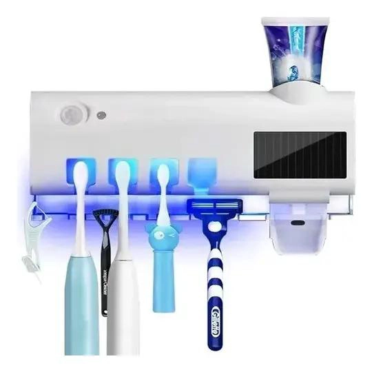 ESTERILIZADOR AUTOMATICO Y ORGANIZADOR PARA CEPILLOS DENTALES CON TECNOLOGIA UV - 1