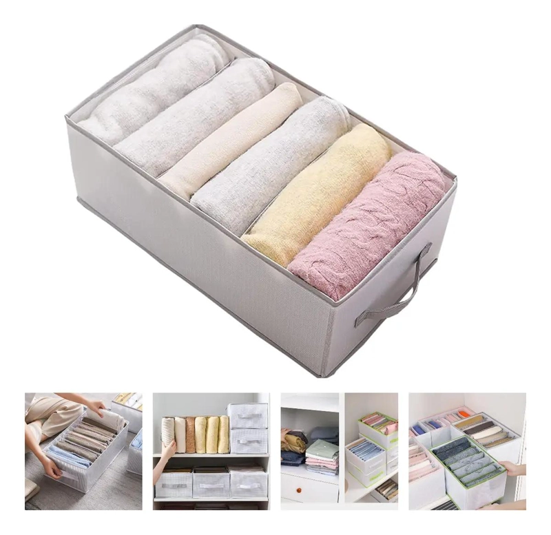 BOLSA ORGANIZADORA PLEGABLE PARA ROPA CON ASA Y ALMACENAMIENTO - 1