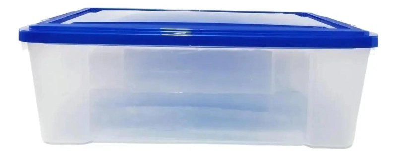 CAJA ORGANIZADORA PLASTICA CON CAPACIDAD DE 30 LITROS PARA ALMACENAMIENTO - 1