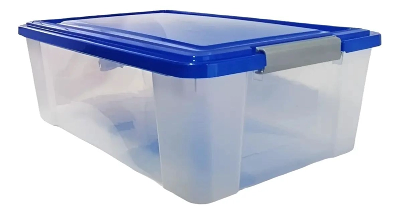 CAJA ORGANIZADORA PLASTICA CON CAPACIDAD DE 30 LITROS PARA ALMACENAMIENTO - 2