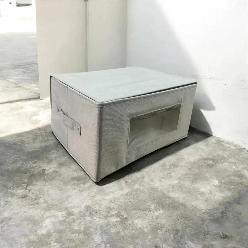 CAJA ORGANIZADORA PLEGABLE DE TELA MODERNA PARA ALMACENAMIENTO - 1