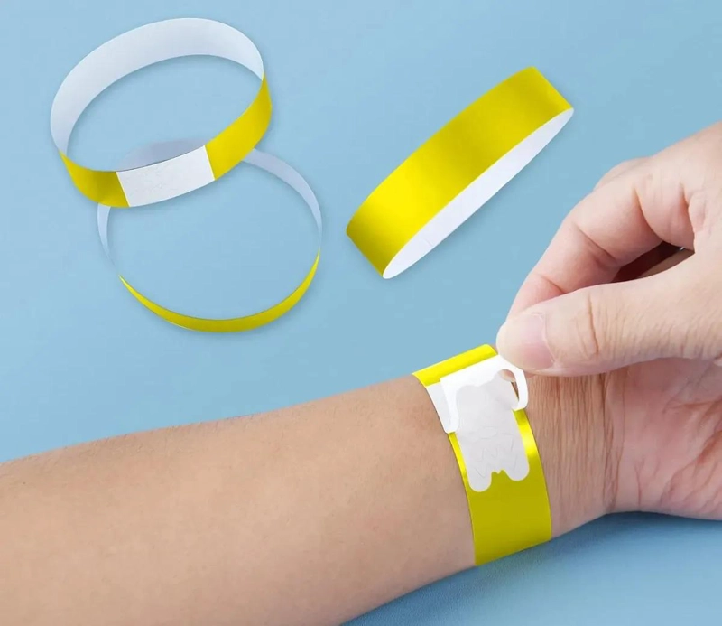 300 PULSERAS DE PAPEL IMPERMEABLES PARA EVENTOS Y FIESTAS - 3