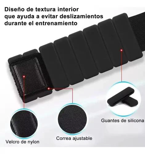 MUÑEQUERAS DE SILICONA CON PESO DE 450 GRAMOS CADA UNA PARA ENTRENAMIENTO - 4