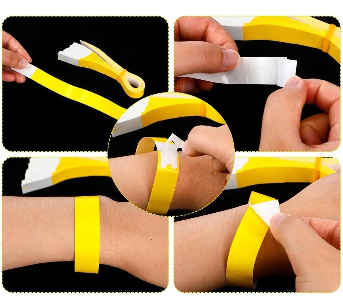 SET DE 300 PULSERAS DE PAPEL PARA EVENTOS Y FIESTAS - 4