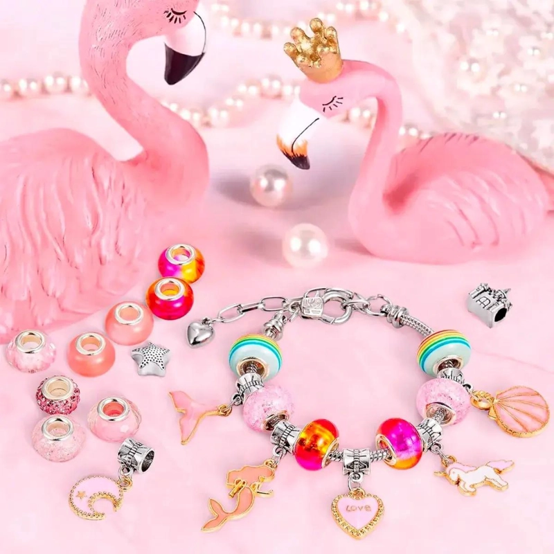 SET COMPLETO DE 63 CHARMS PARA CREAR PULSERAS Y JOYERIA DIY - 3