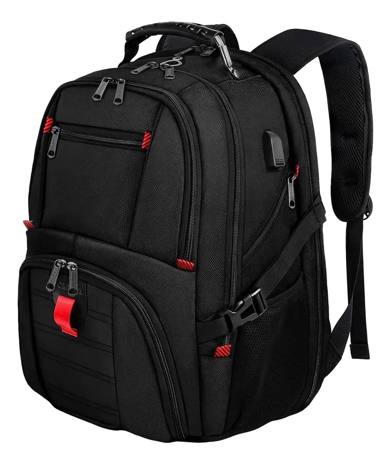 MOCHILA DE VIAJE PARA LAPTOP DE 17 PULGADAS CON COMPARTIMENTOS MULTIPLES - 1