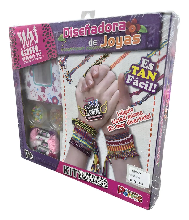 SET CREATIVO DE MOSTACILLAS PARA DISEÑO DE PULSERAS NIÑAS 7 AÑOS - 2