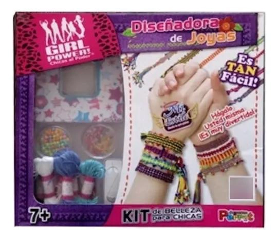 SET CREATIVO DE MOSTACILLAS PARA DISEÑO DE PULSERAS NIÑAS 7 AÑOS - 5