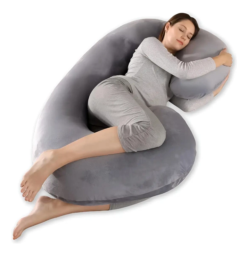 COJIN DE LACTANCIA Y EMBARAZO 130X55 CM CON DISEÑO MATERNAL Y PROTECCION ANTI M² - 1