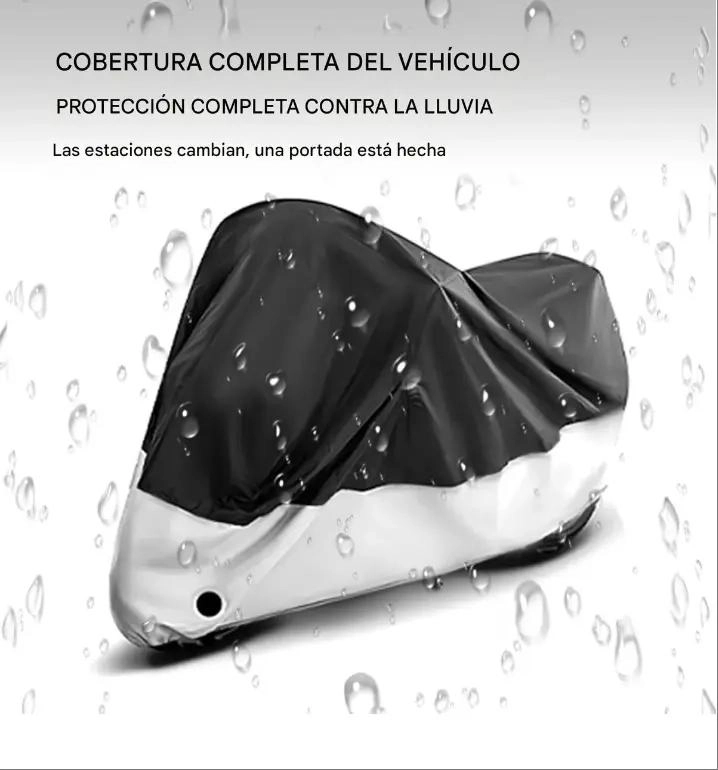 FUNDA IMPERMEABLE PARA MOTO RESISTENTE AL POLVO Y LLUVIA - 2