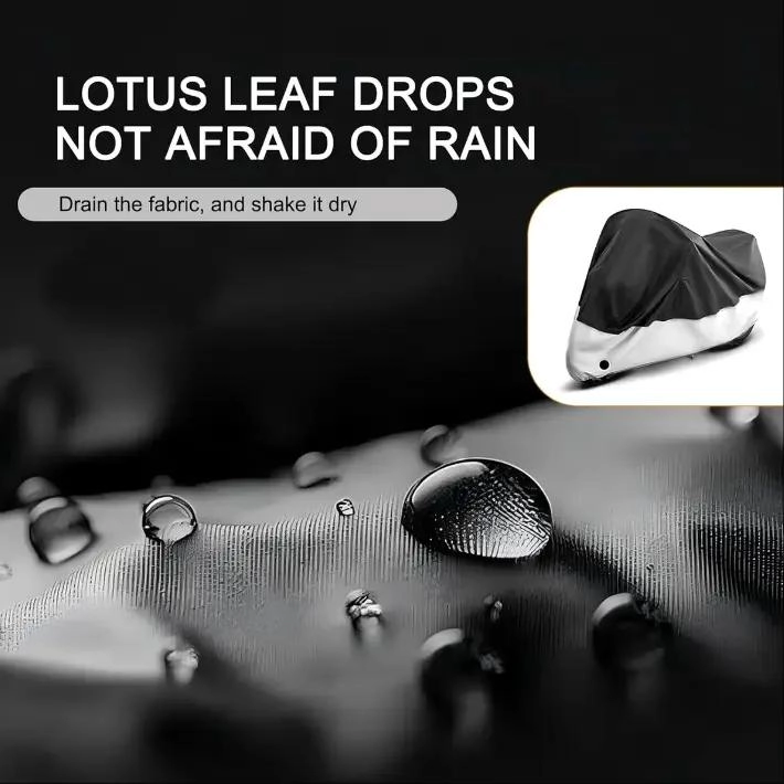 FUNDA IMPERMEABLE PARA MOTO RESISTENTE AL POLVO Y LLUVIA - 3