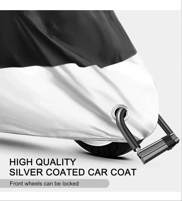 FUNDA IMPERMEABLE PARA MOTO RESISTENTE AL POLVO Y LLUVIA - 4