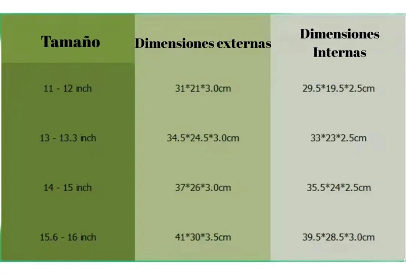 FUNDA IMPERMEABLE PARA LAPTOPS Y TABLETS DE DIFERENTES TAMAÑOS - 3