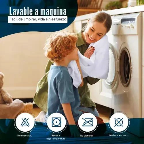 PROTECTOR DE COLCHON IMPERMEABLE KING SIZE SIN RUIDO Y TRANSPIRABLE - 5