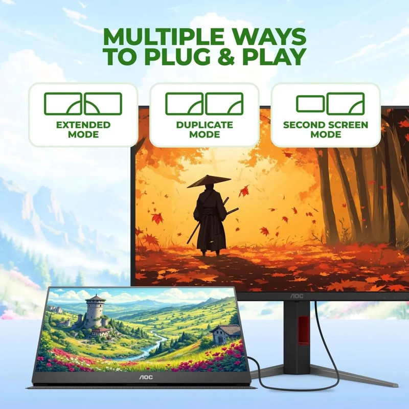 MONITOR CON PANTALLA DE 15.6 PULGADAS FULL HD Y FRECUENCIA DE 60HZ - 4