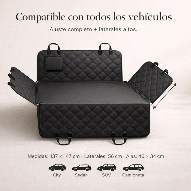 FUNDA IMPERMEABLE AJUSTABLE PARA VEHICULO CON PROTECCION COMPLETA - 3