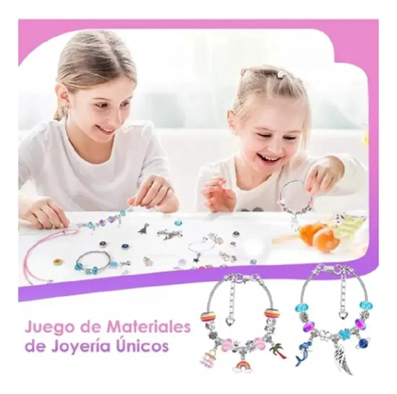 SET DE 112 CHARMS VARIADOS PARA CREAR PULSERAS Y ACCESORIOS - 3