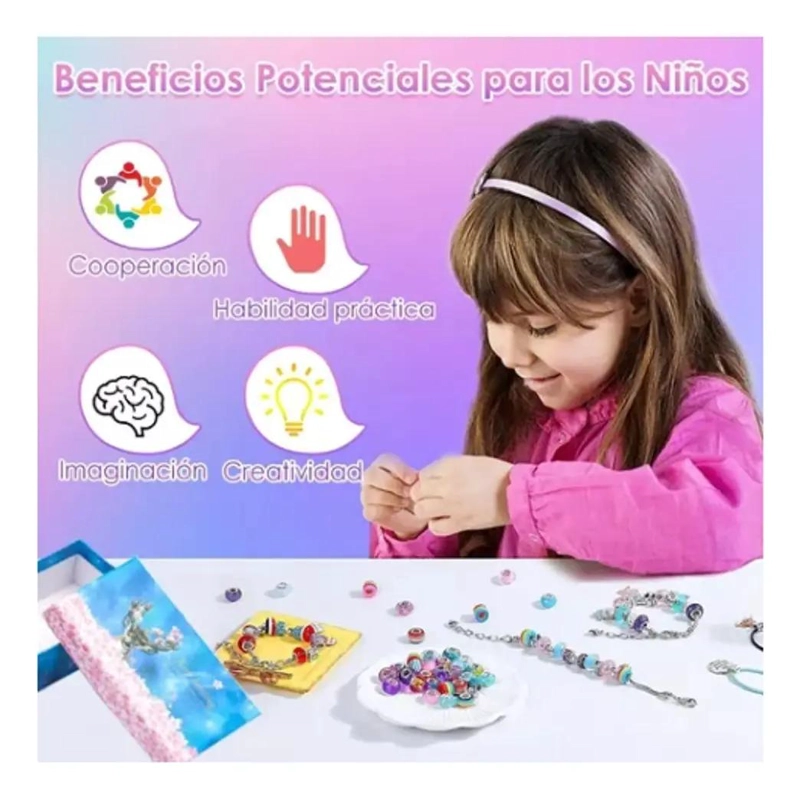 SET DE 112 CHARMS VARIADOS PARA CREAR PULSERAS Y ACCESORIOS - 4