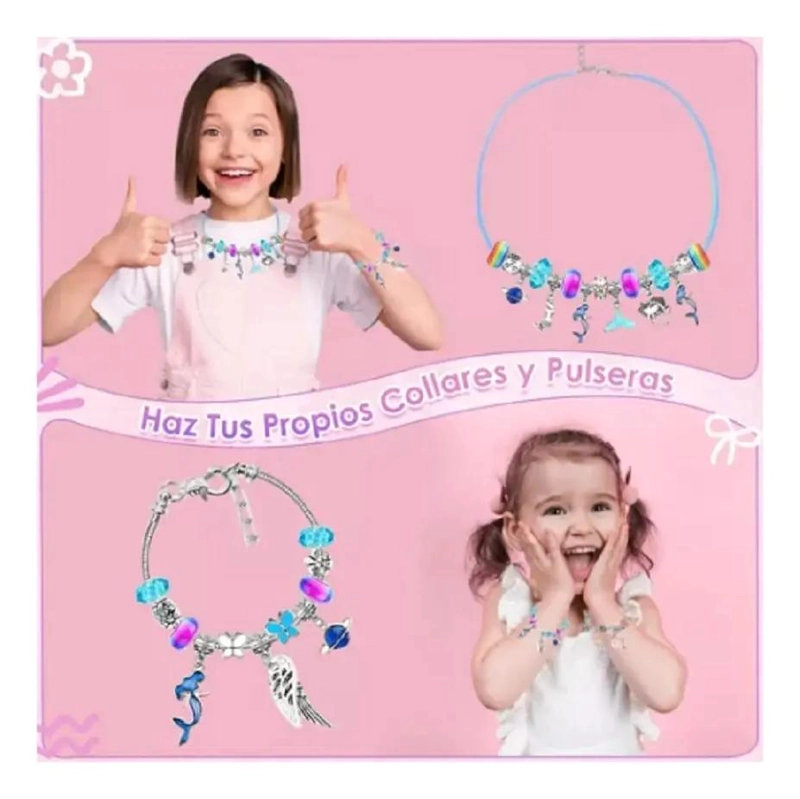 SET DE 112 CHARMS VARIADOS PARA CREAR PULSERAS Y ACCESORIOS - 5