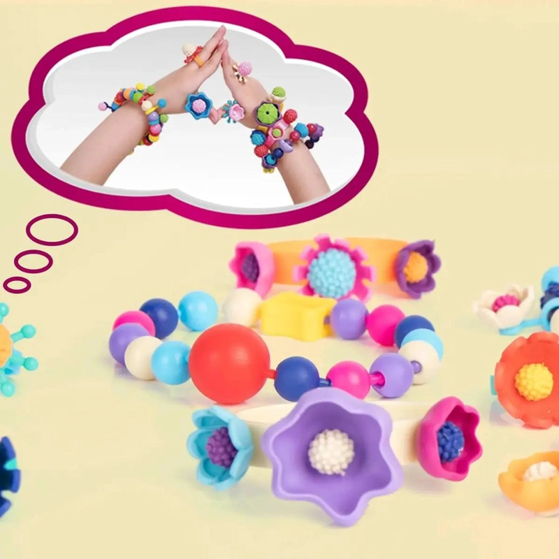SET DE 600 PIEZAS DE CUENTAS PARA PULSERAS, COLLARES Y ANILLOS - 5