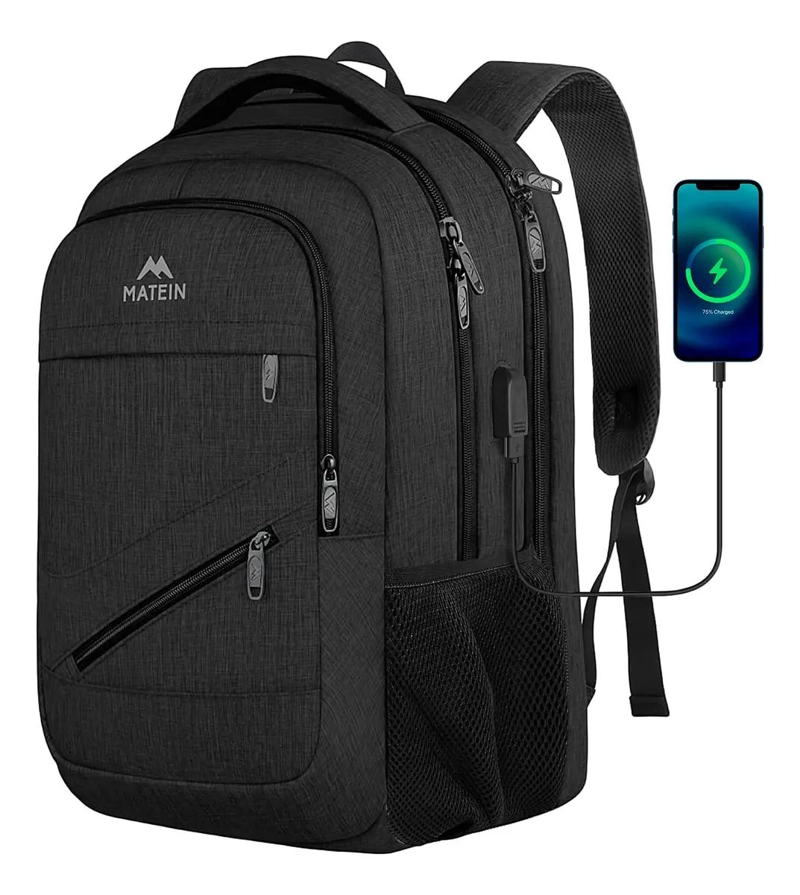 MOCHILA DE VIAJE RESISTENTE Y FUNCIONAL PARA HOMBRES CON MULTIPLES COMPARTIMENTS - 1