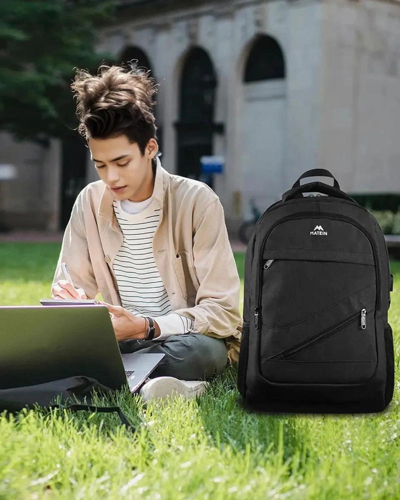 MOCHILA DE VIAJE RESISTENTE Y FUNCIONAL PARA HOMBRES CON MULTIPLES COMPARTIMENTS - 4
