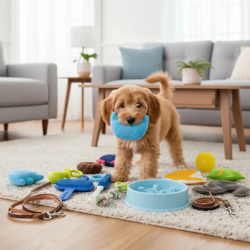 SET COMPLETO DE 15 JUGUETES PARA PERROS CON PELOTAS Y CEPILLOS - 2