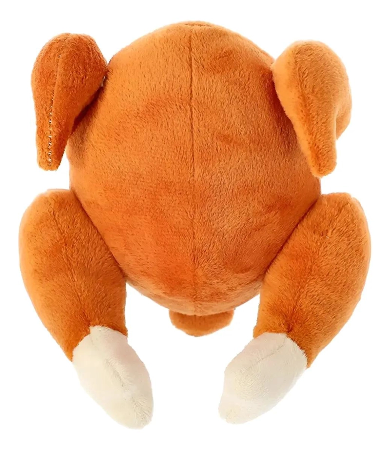 JUGUETE DE PELUCHE PARA PERRO CON FORMA DE POLLO ASADO SUAVE Y RESISTENTE - 1
