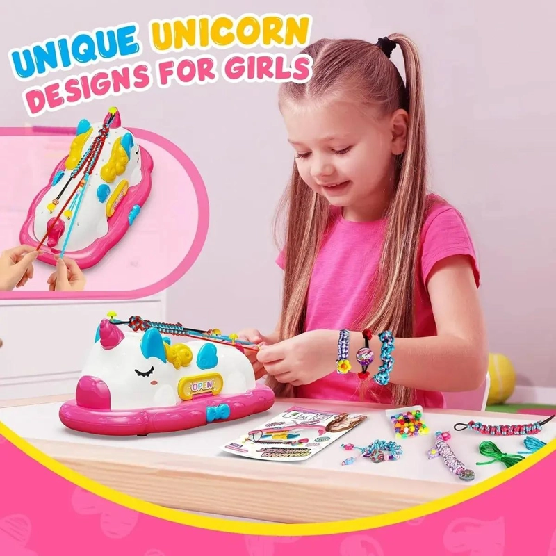 SET COMPLETO PARA CREAR PULSERAS TRENZADAS CON CUENTAS PARA NIÑAS - 5