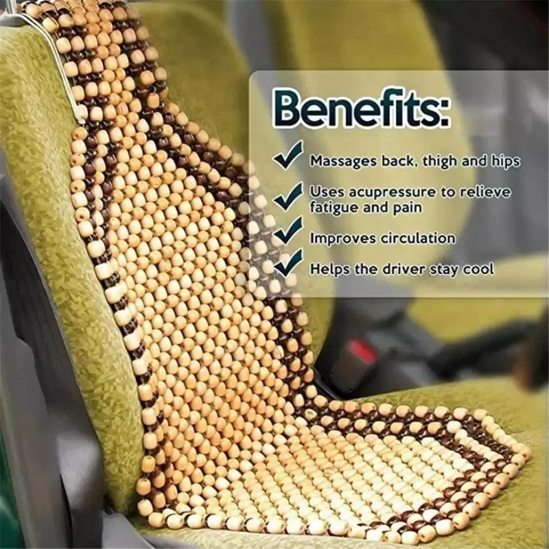RESPALDO PARA ASIENTO CON DISEÑO DE BOLAS EN MADERA DE BAMBU PARA SILLA - 2