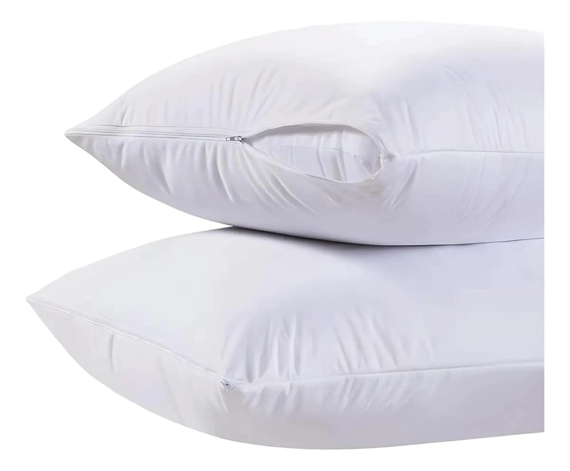 FUNDAS DE ALMOHADA IMPERMEABLES 50X90 CM BLANCO PACK 2 - 1