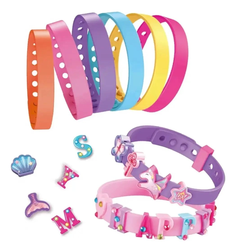 SET COMPLETO PARA CREAR PULSERAS CON EMOTICONES DIVERTIDOS - 1