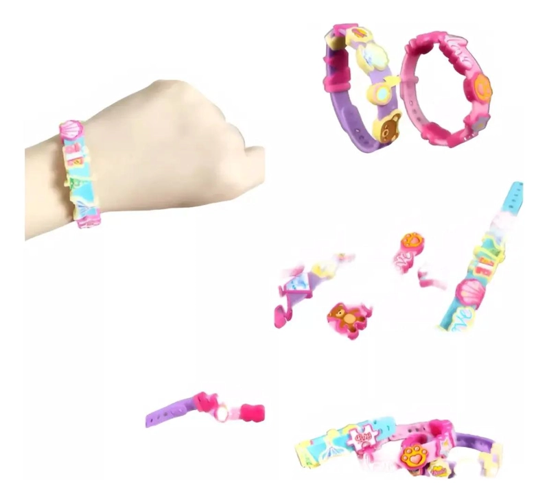 SET COMPLETO PARA CREAR PULSERAS CON EMOTICONES DIVERTIDOS - 2