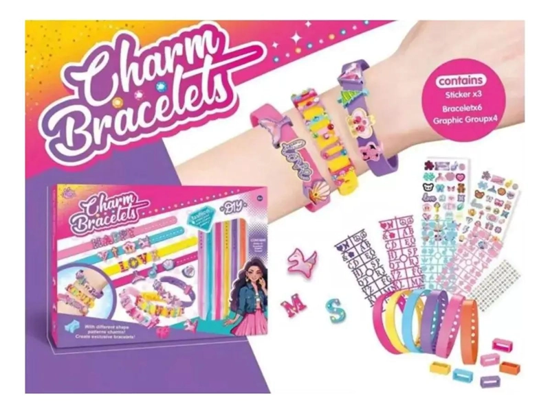 SET COMPLETO PARA CREAR PULSERAS CON EMOTICONES DIVERTIDOS - 3
