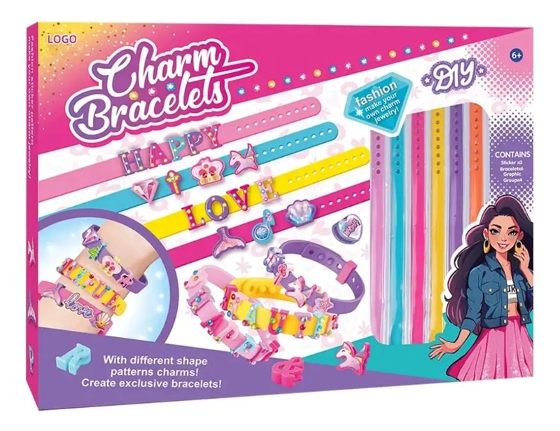 SET COMPLETO PARA CREAR PULSERAS CON EMOTICONES DIVERTIDOS - 4