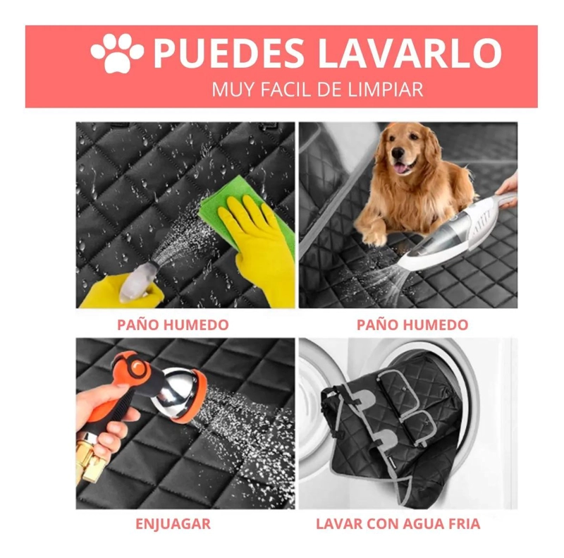 PROTECTOR IMPERMEABLE PARA ASIENTO DE AUTO IDEAL PARA PERROS Y MASCOTAS - 3