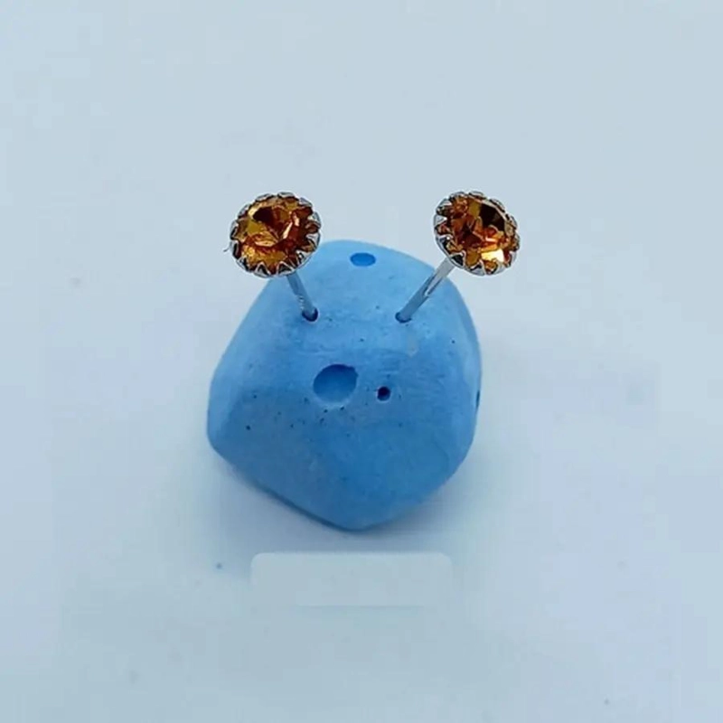 PENDIENTES DE ARO CON PUNTOS DE PLATA Y ZIRCONIA DE COLORES - 3