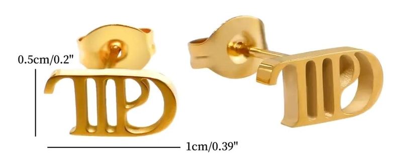 PAR DE AROS DE ACERO INOXIDABLE CON DISEÑO ELEGANTE Y DURADERO - 2