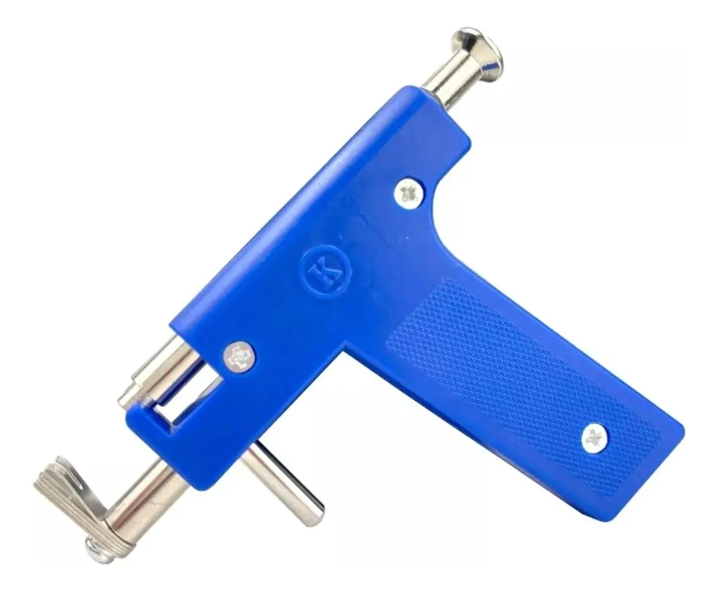 KIT DE PISTOLA PERFORADORA CON AROS DE ACERO INOXIDABLE DE 5 PIEZAS - 3