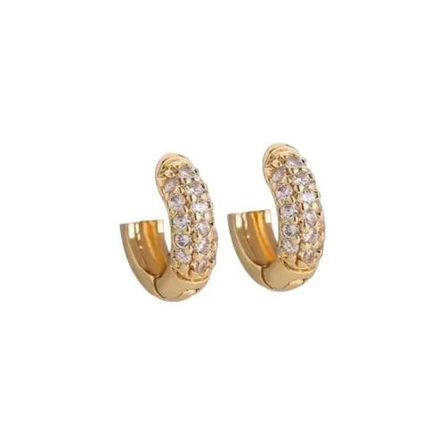 PENDIENTES FINOS ARO HUGGIE DE ACERO INOXIDABLE 17 MM - 1