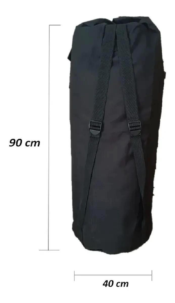 MOCHILA TIPO SACO IMPERMEABLE CON CAPACIDAD DE 90 LITROS PARA USO MILITAR - 2
