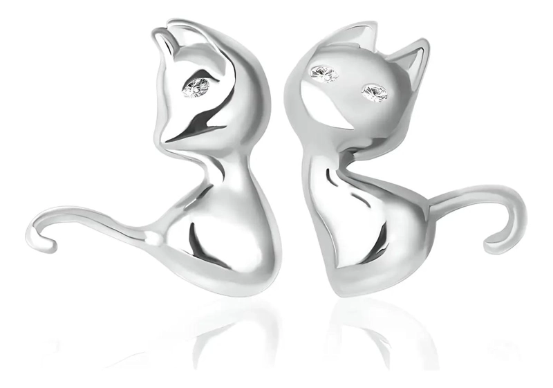 PENDIENTES COLGANTES DE PLATA 925 PARA MUJER ELEGANTES - 1
