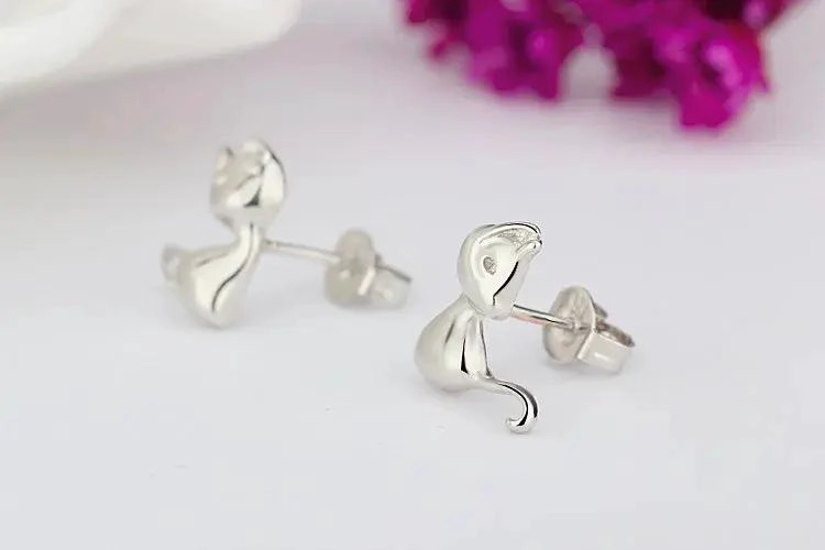 PENDIENTES COLGANTES DE PLATA 925 PARA MUJER ELEGANTES - 3